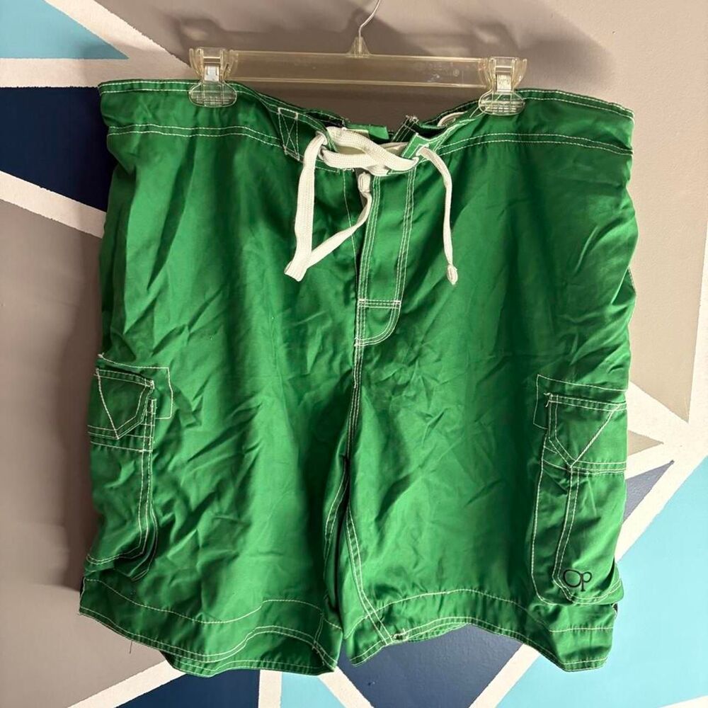 Super crazy vintage retro y2k tuff af  Green swim shorts